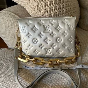 Louis Vuitton BB Cousin, silver with gold accents